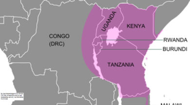Swahili area map