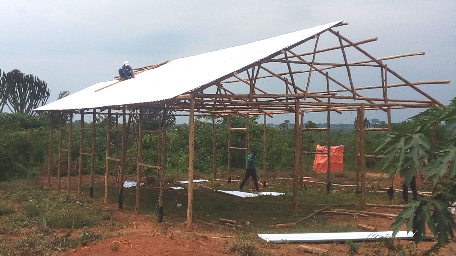 Emergency Church Shelters Springing up in Uganda