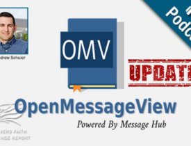 Open Message view update podcast